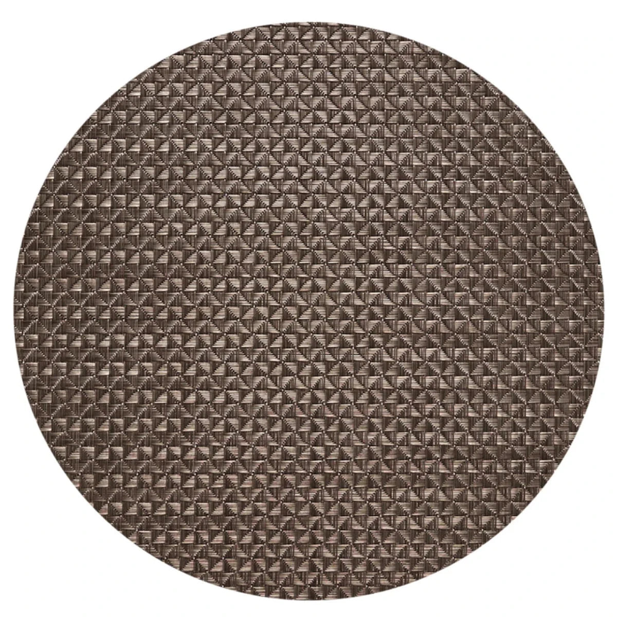 Chilewich Chilewich Origami Round Placemat | Geometric Crepe Weave, 15"