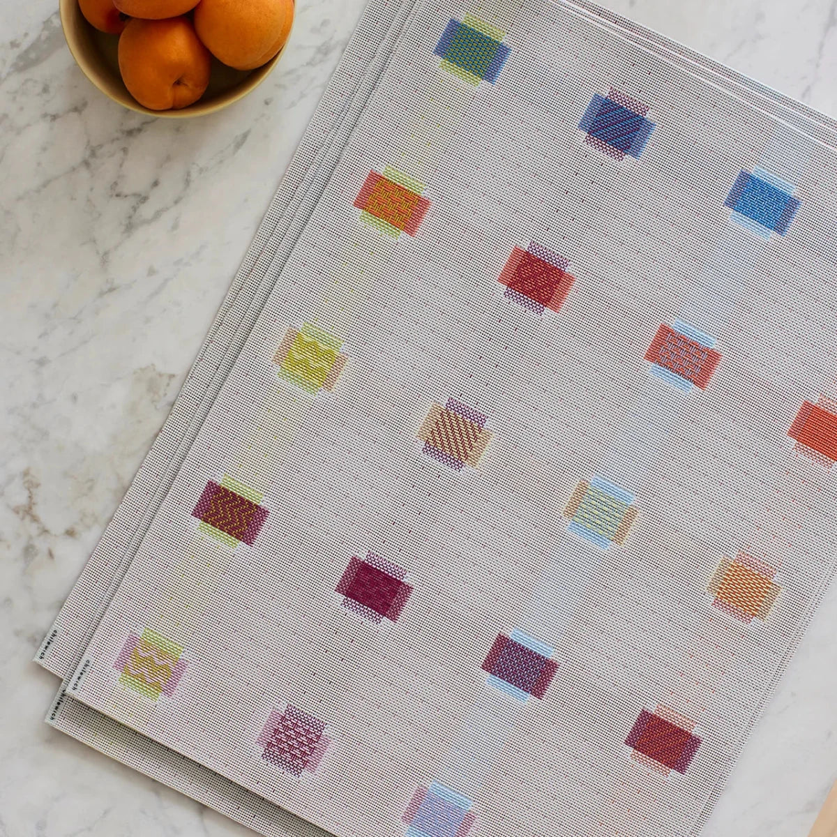 Chilewich Chilewich Sampler Placemat | Darning Block Design Weave, 19x14"
