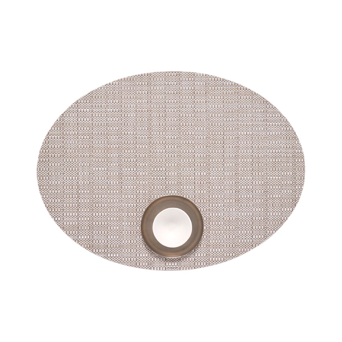 Chilewich Chilewich Thatch Oval Placemat | Subtle Color Shift Design, 19.25 x 14"