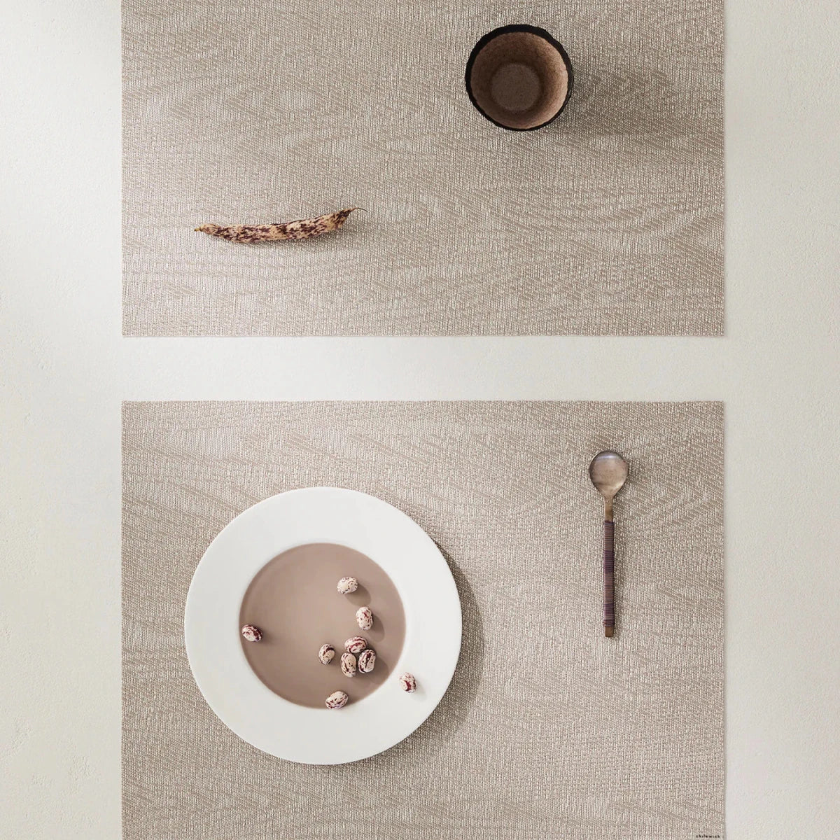 Chilewich Chilewich Woodgrain Placemat | Faux Boi Design Weave, 19x14"
