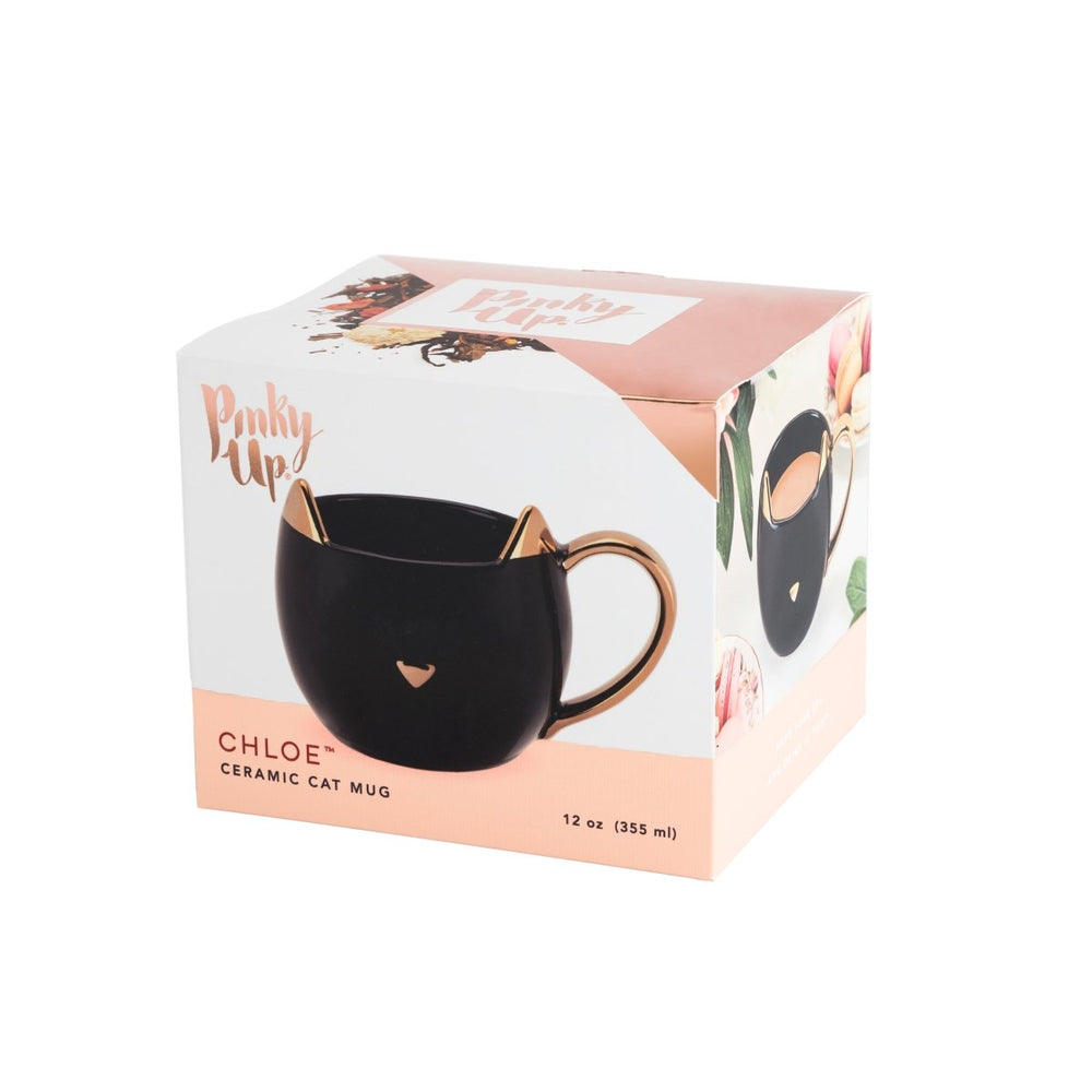 
                      
                        Pinky Up Tea Chloe Ceramic Cat Mug, Black - lily & onyx
                      
                    