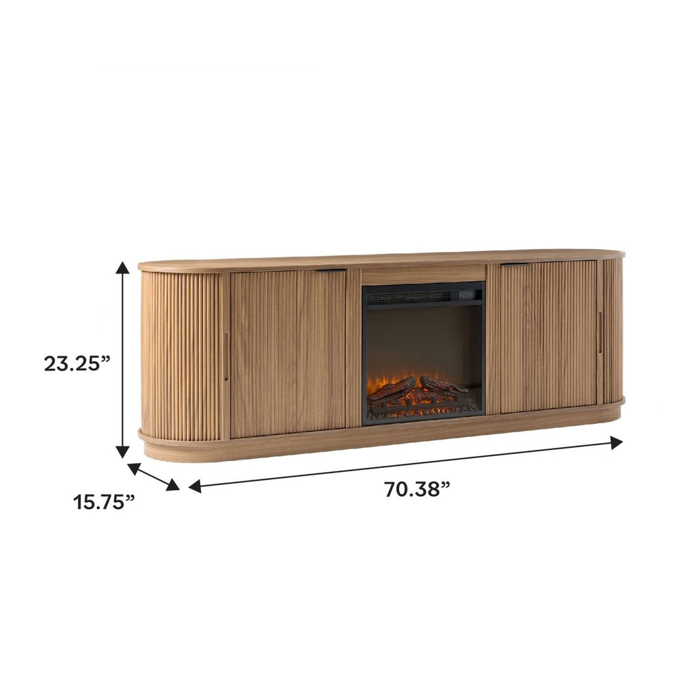 
                      
                        Walker Edison Chloe Modern Scandinavian Reeded Fireplace TV Stand - lily & onyx
                      
                    