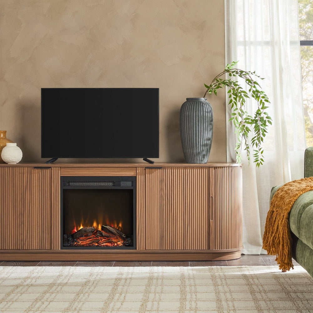 
                      
                        Walker Edison Chloe Modern Scandinavian Reeded Fireplace TV Stand - lily & onyx
                      
                    