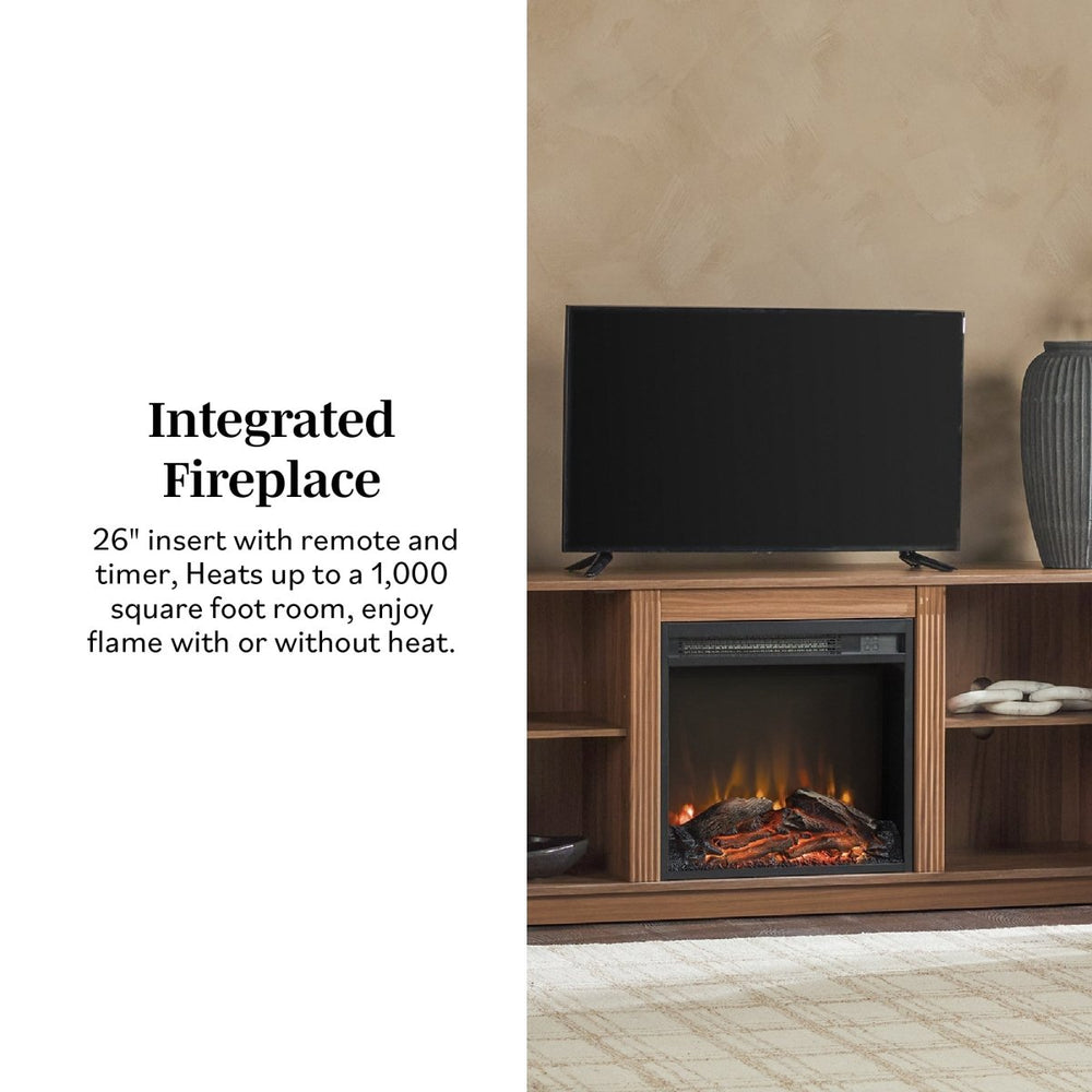
                      
                        Walker Edison Chloe Modern Scandinavian Reeded Fireplace TV Stand - lily & onyx
                      
                    