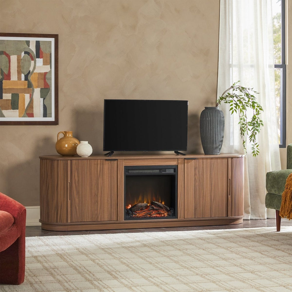 
                      
                        Walker Edison Chloe Modern Scandinavian Reeded Fireplace TV Stand - lily & onyx
                      
                    