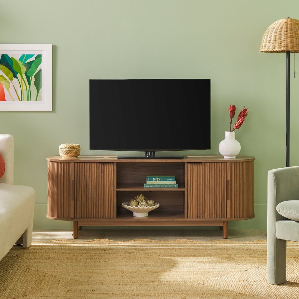 
                      
                        Walker Edison Chloe Modern Scandinavian Reeded TV Stand - lily & onyx
                      
                    