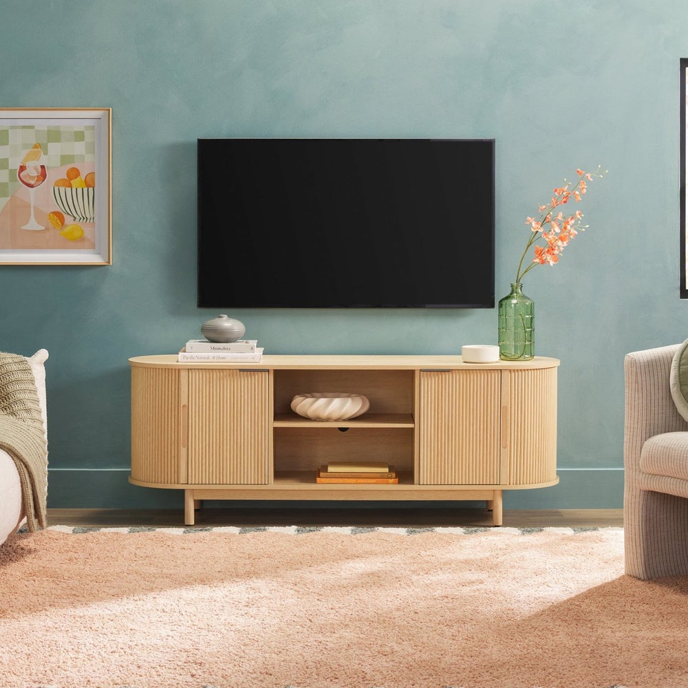 
                      
                        Walker Edison Chloe Modern Scandinavian Reeded TV Stand - lily & onyx
                      
                    