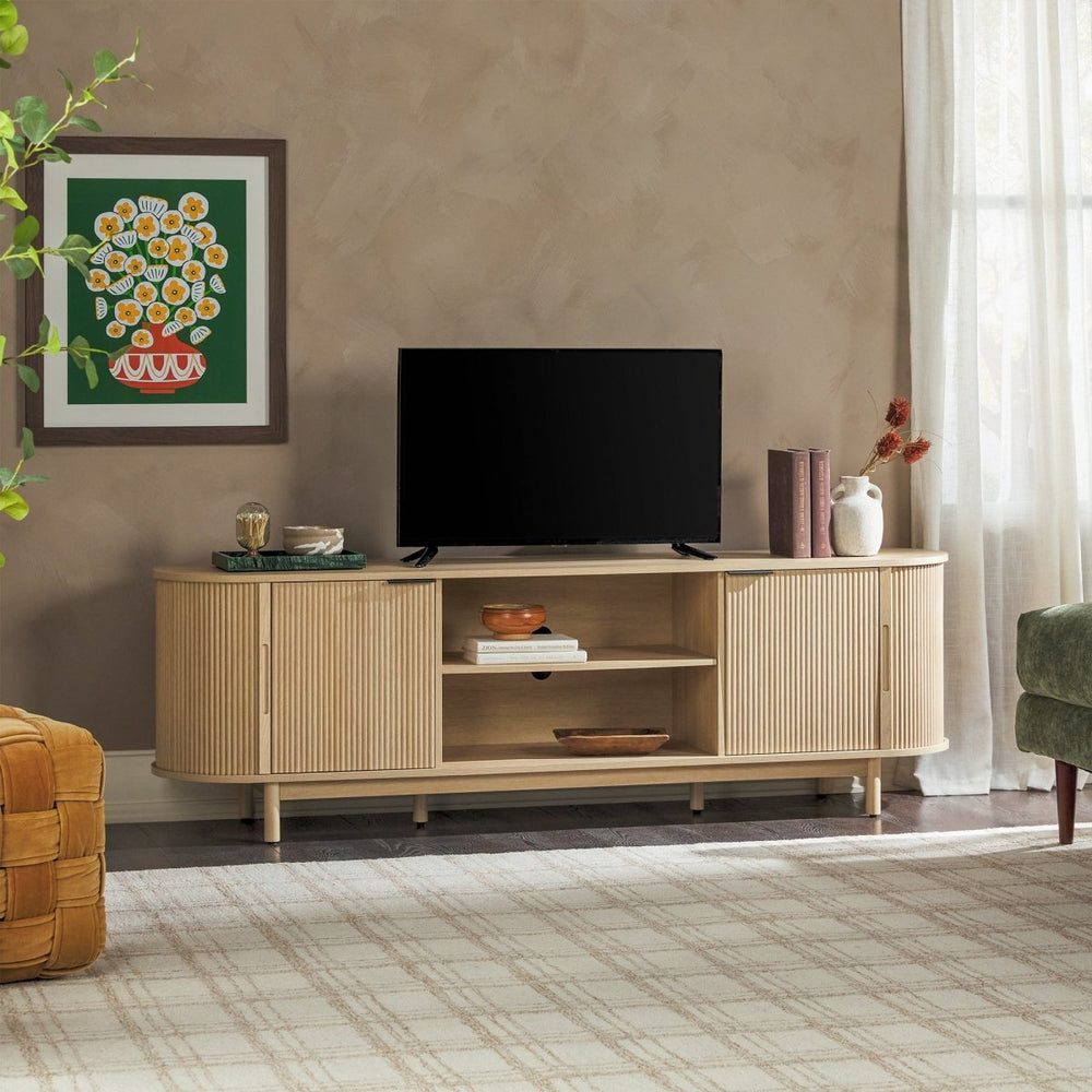 
                      
                        Walker Edison Chloe Modern Scandinavian Reeded TV Stand - lily & onyx
                      
                    
