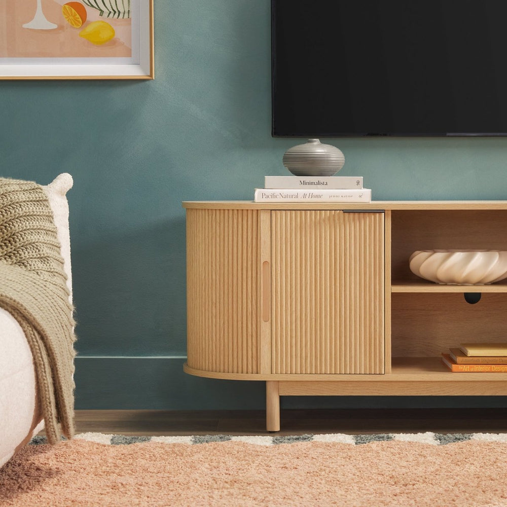 
                      
                        Walker Edison Chloe Modern Scandinavian Reeded TV Stand - lily & onyx
                      
                    