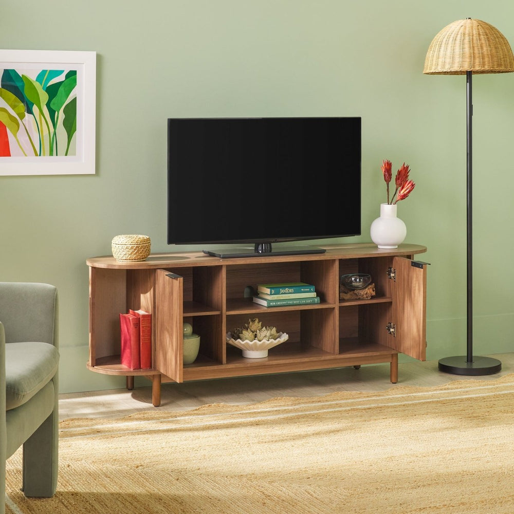 
                      
                        Walker Edison Chloe Modern Scandinavian Reeded TV Stand - lily & onyx
                      
                    