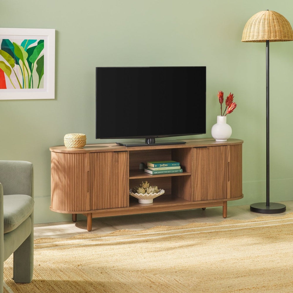 
                      
                        Walker Edison Chloe Modern Scandinavian Reeded TV Stand - lily & onyx
                      
                    