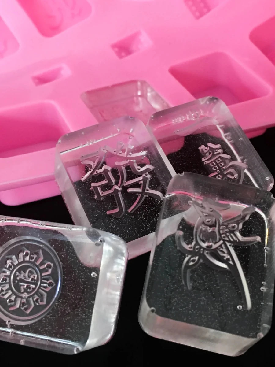 CHOP SUEY CLUB Mahjong Silicone Chocolate & Ice Mold | Food-Grade & Freezer Safe