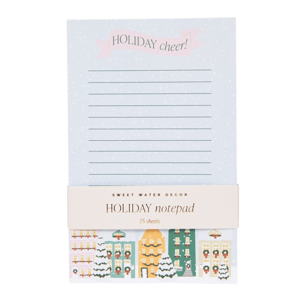 Sweet Water Decor Christmas Village Notepad - lily & onyx