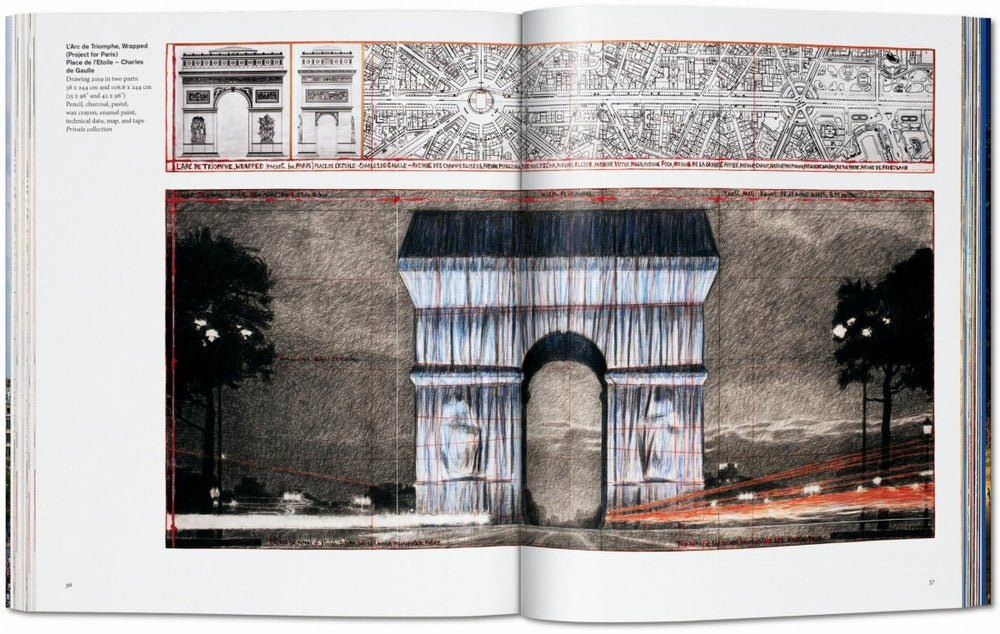 
                      
                        TASCHEN Christo and Jeanne - Claude. L’Arc de Triomphe, Wrapped (German, French, English) - lily & onyx
                      
                    