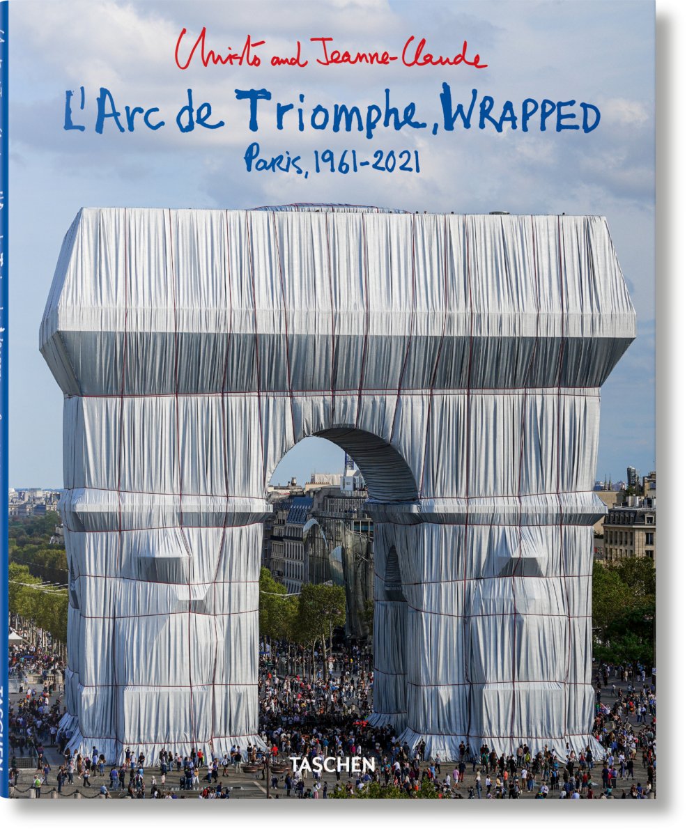 TASCHEN Christo and Jeanne - Claude. L’Arc de Triomphe, Wrapped (German, French, English) - lily & onyx