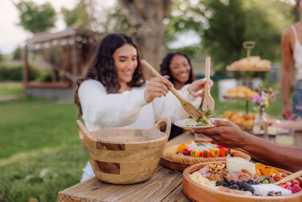 
                      
                        Picnic Time Family of Brands Ciotola Large Serving Bowl with Handles - lily & onyx
                      
                    