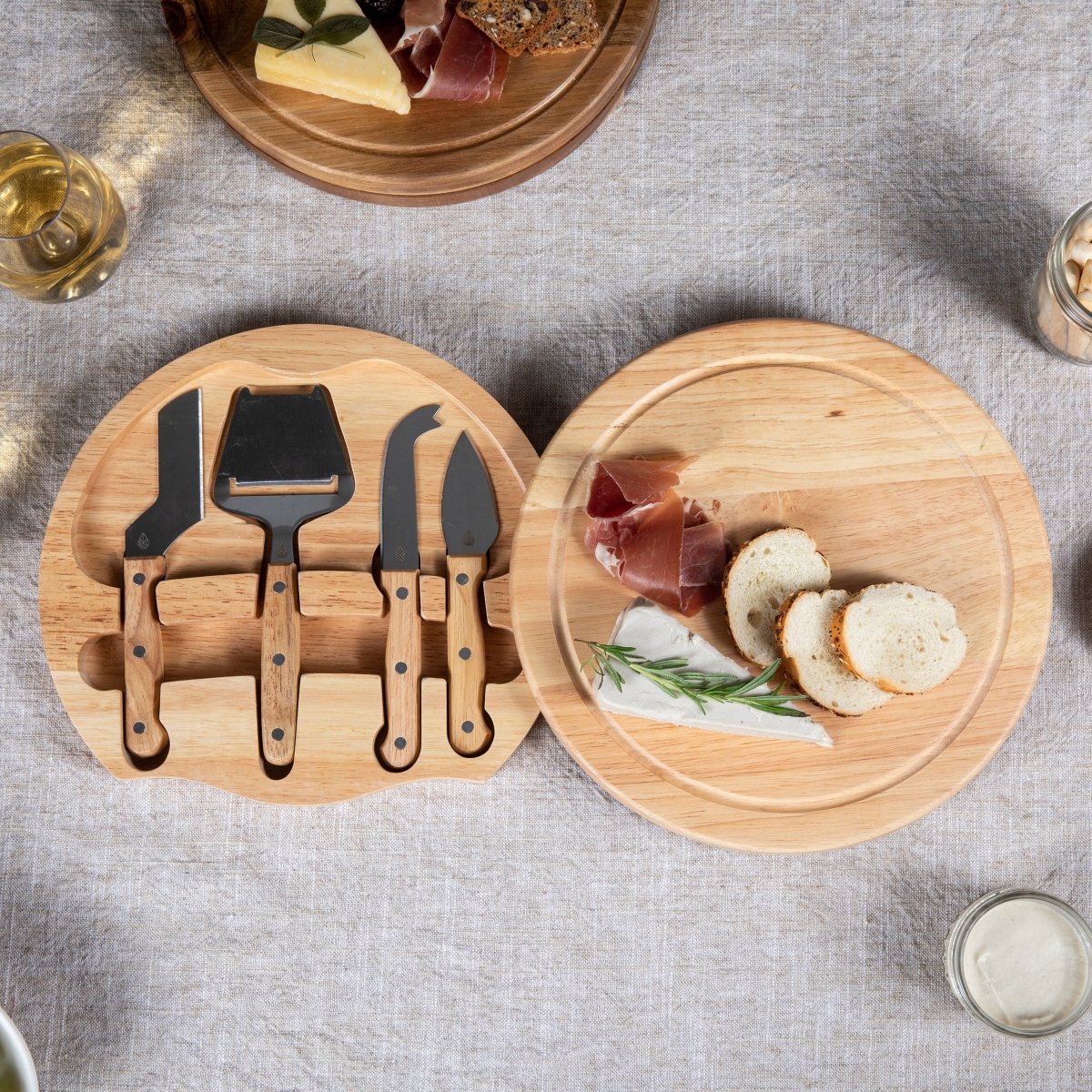 Picnic Time Family of Brands Circo Cheese Cutting Board & Tools Set - lily & onyx