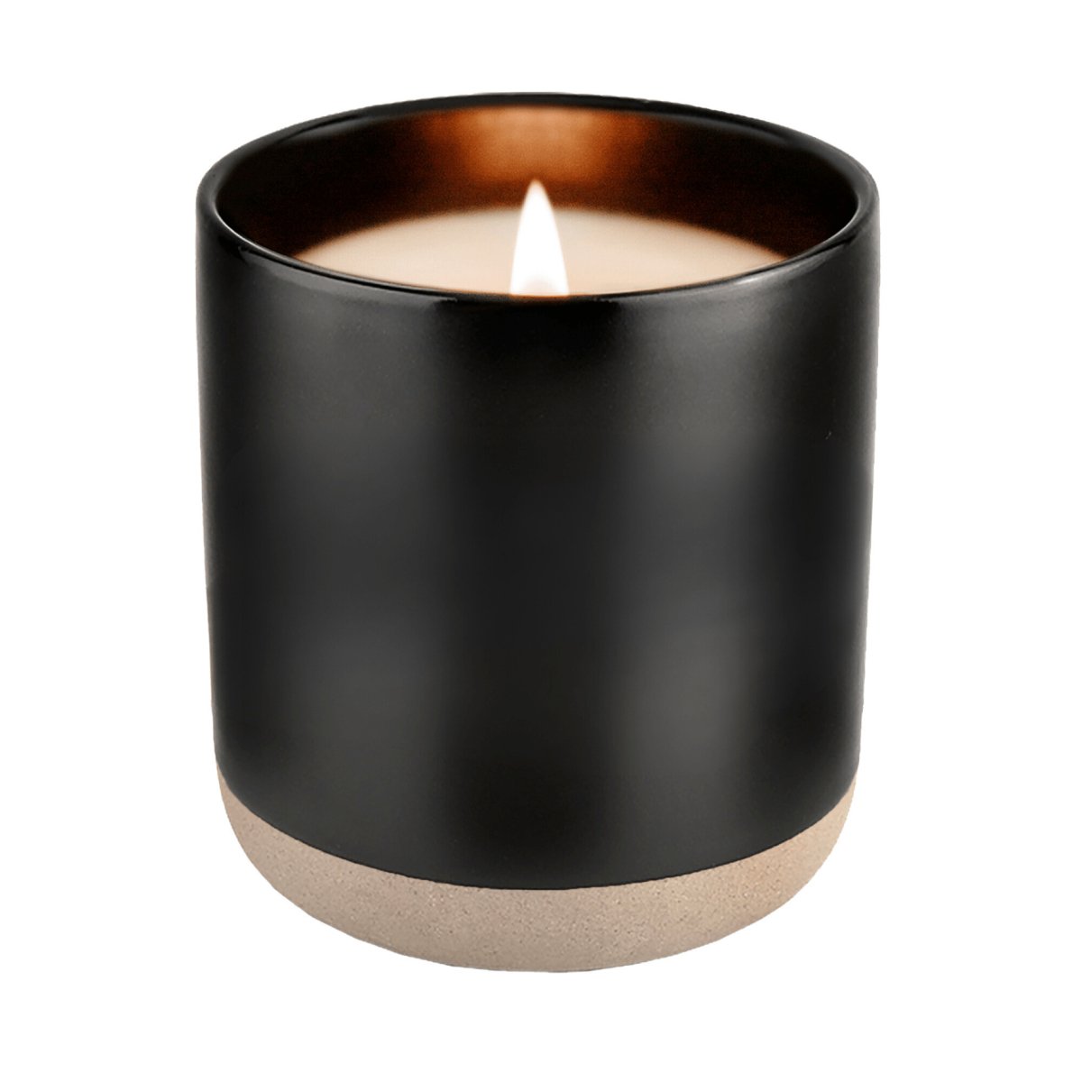 Sweet Water Decor Citronella Black Stoneware Candle - lily & onyx