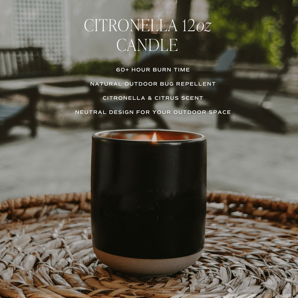 
                      
                        Sweet Water Decor Citronella Black Stoneware Candle - lily & onyx
                      
                    