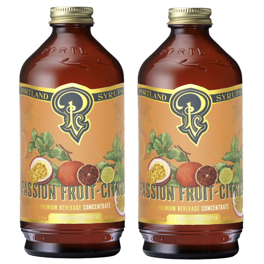 Portland Syrups Citrus - Passion Syrup, 2 Pack - lily & onyx