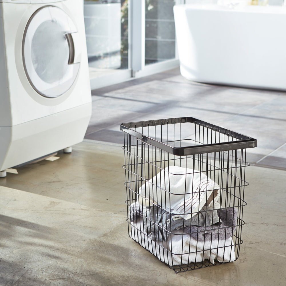
                      
                        Wire Laundry Basket, 15" H
                      
                    