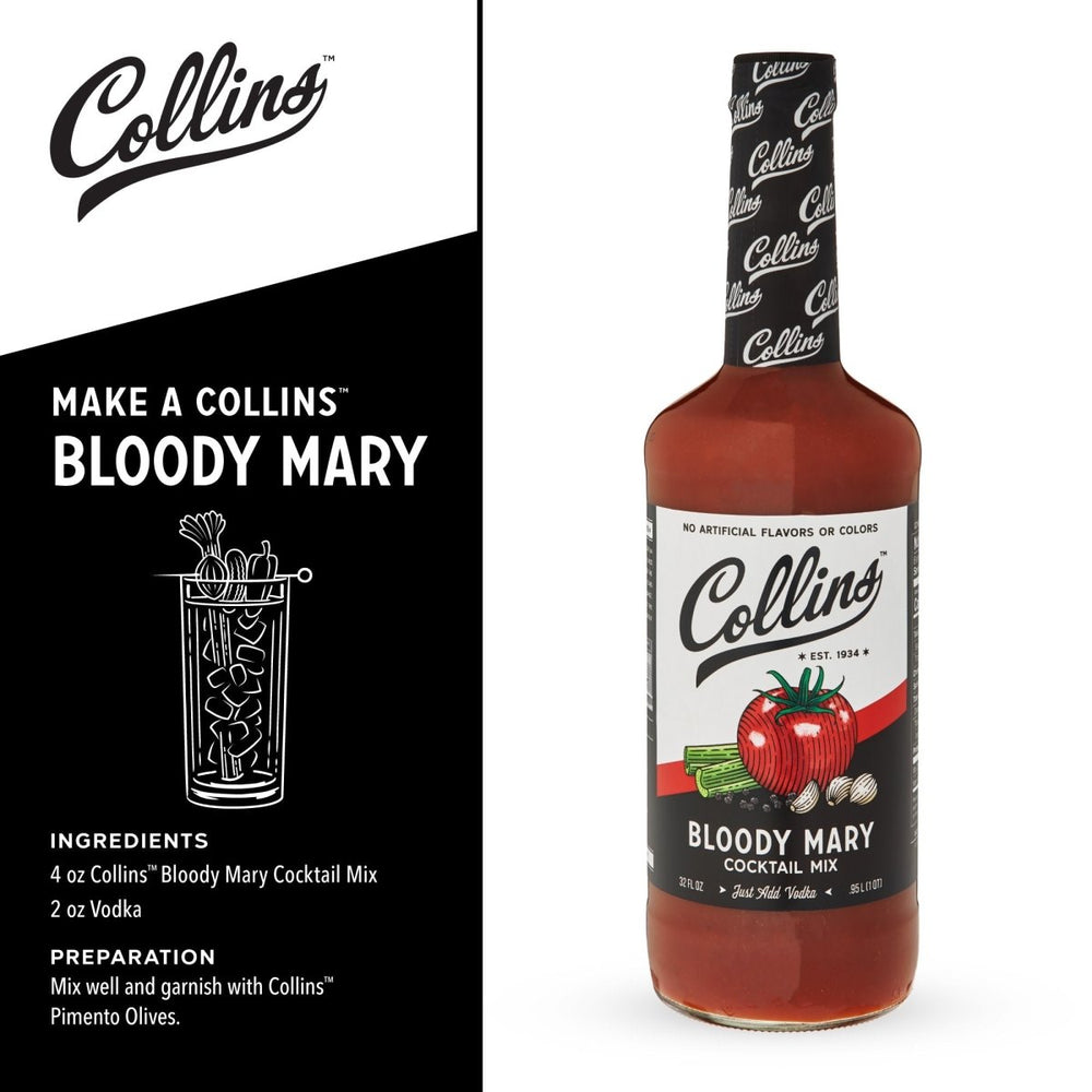 
                      
                        Collins Classic Bloody Mary Cocktail Mix, 32 oz - Set of 6 - lily & onyx
                      
                    