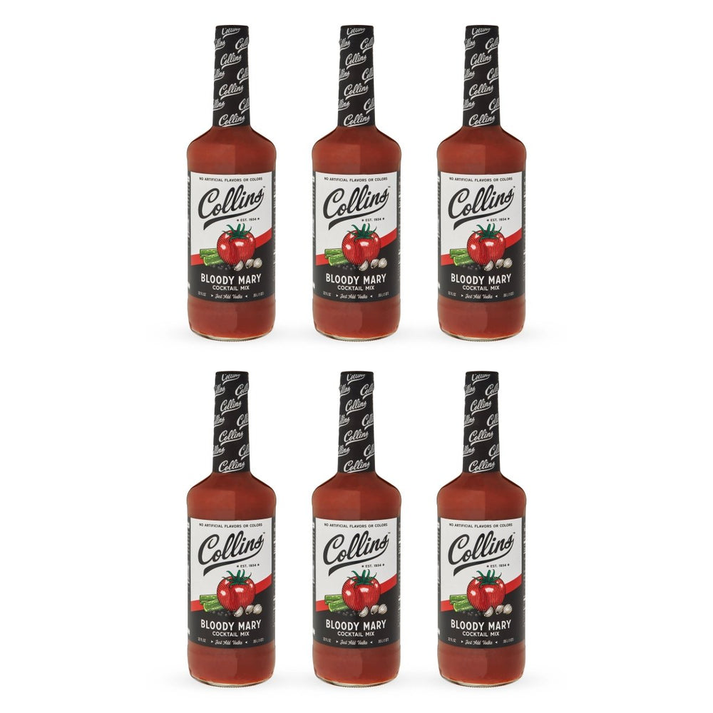 Collins Classic Bloody Mary Cocktail Mix, 32 oz - Set of 6 - lily & onyx