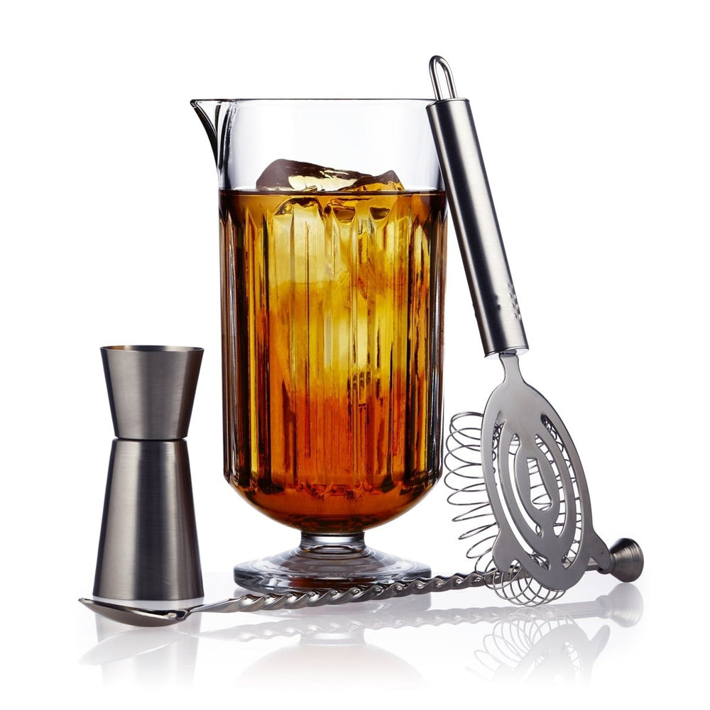 Libbey Classic Cocktail Flashback 4 - Piece Bar Mixing Set - lily & onyx