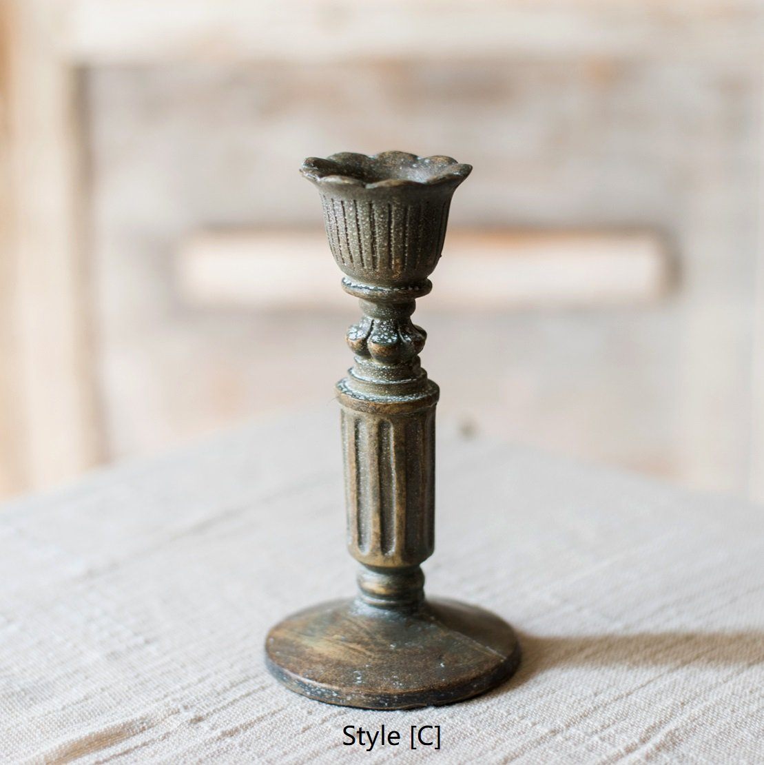 RusticReach Classic French Candlestick Holder - lily & onyx