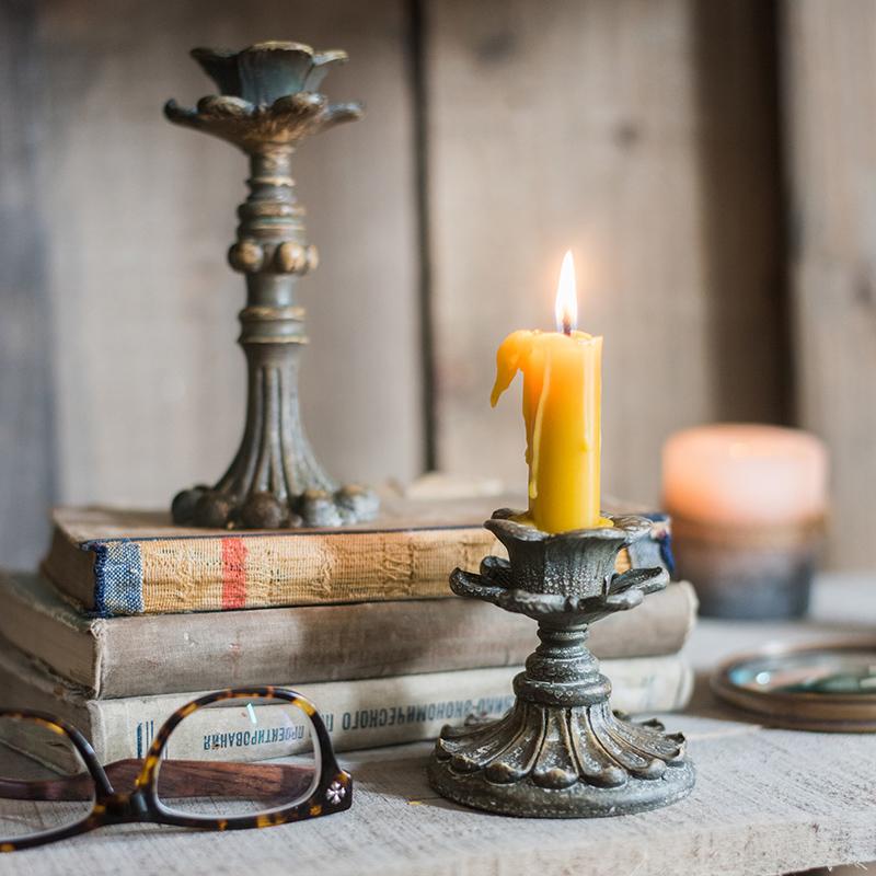 RusticReach Classic French Candlestick Holder - lily & onyx