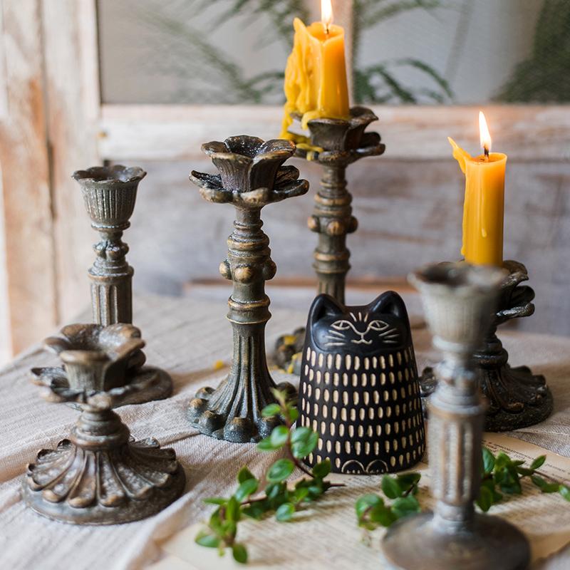 RusticReach Classic French Candlestick Holder - lily & onyx