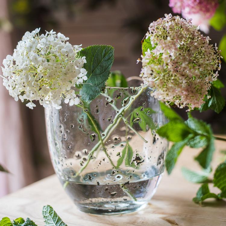 
                      
                        Clear Art Glass Vase
                      
                    