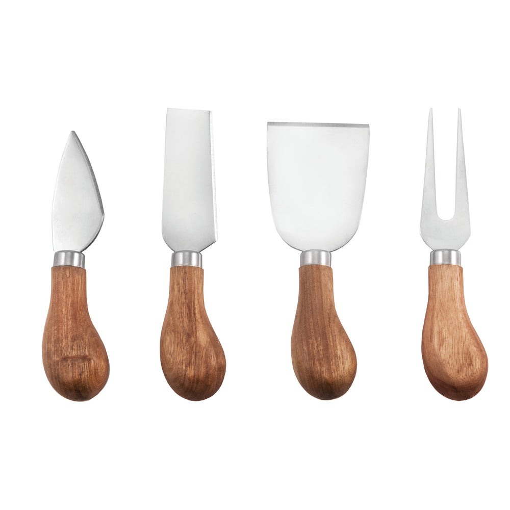 Gourmet Stainless Steel Cheese Knives, Set of 4