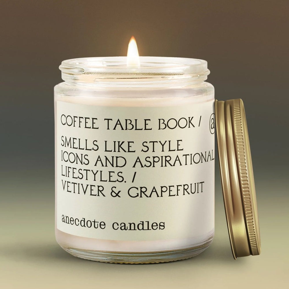 Anecdote Candles Coffee Table Book Candle - lily & onyx