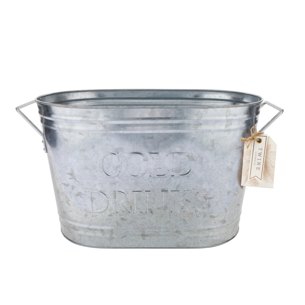 
                      
                        Twine Living Cold Drinks Galvanized Metal Tub - lily & onyx
                      
                    
