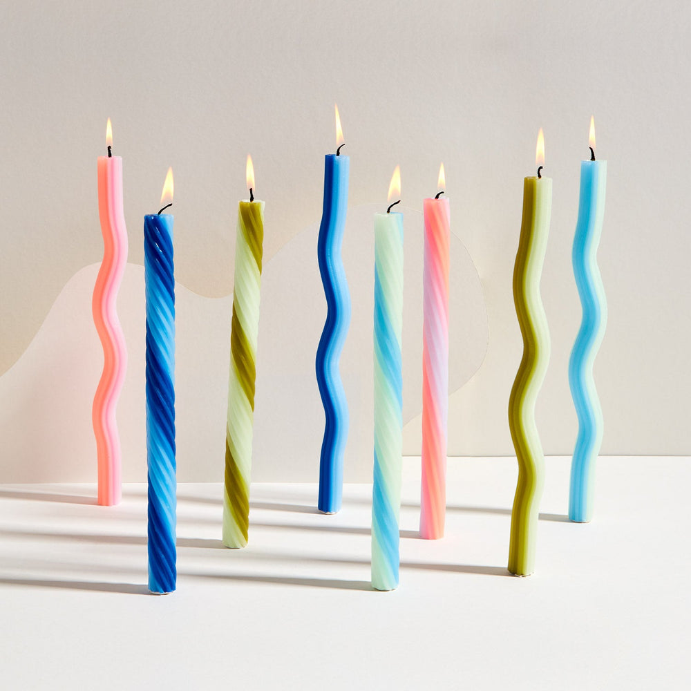 
                      
                        Rope Candles, Blue - 2 pack
                      
                    