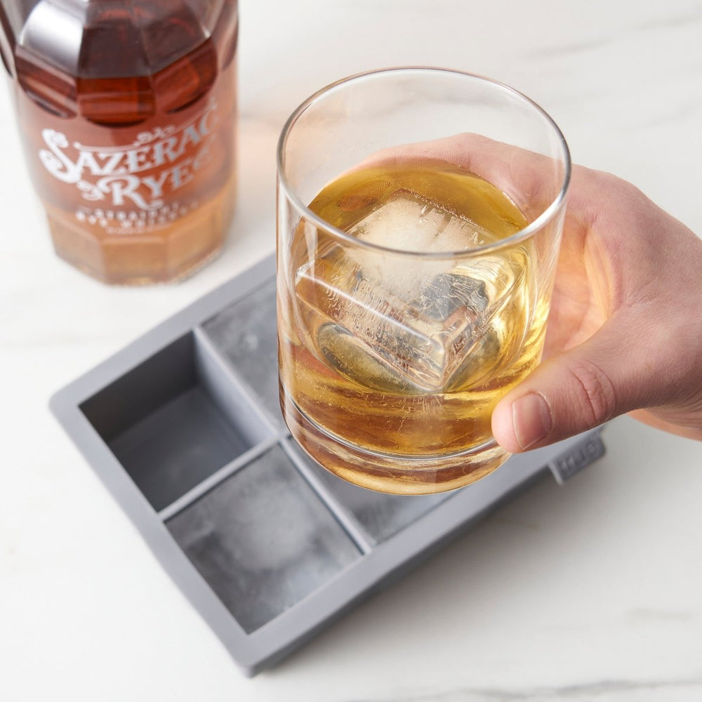 True Colossal 2" Silicone Ice Cube Tray in Gray - lily & onyx
