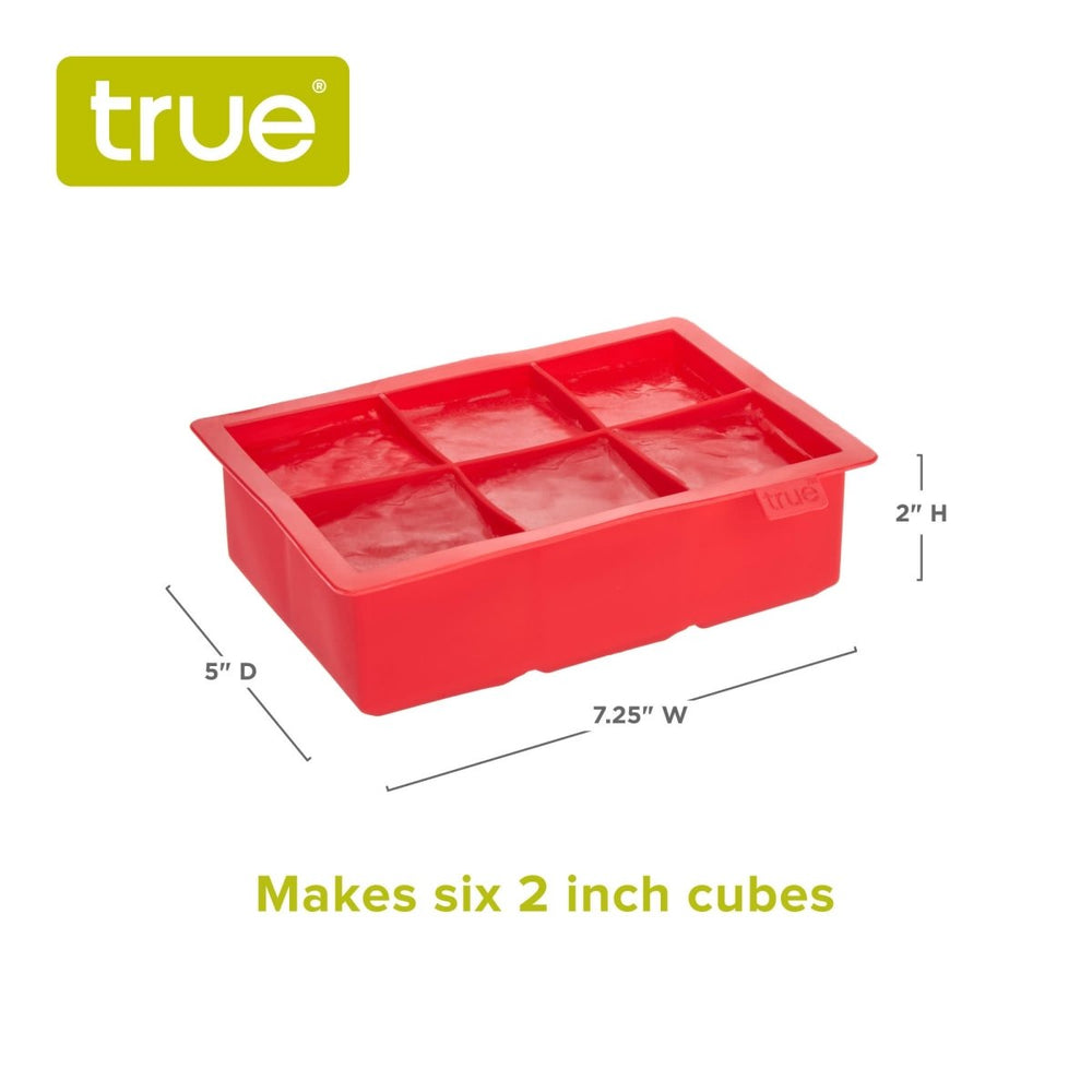
                      
                        True Colossal 2" Silicone Ice Cube Tray in Red - lily & onyx
                      
                    