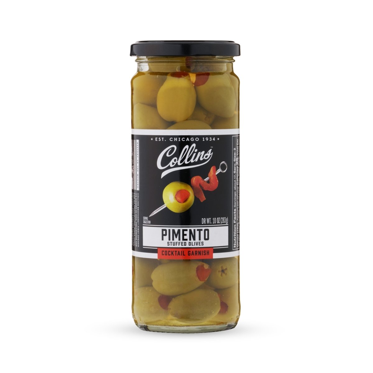 Collins Colossal Martini Pimento Olives, 10 oz - lily & onyx