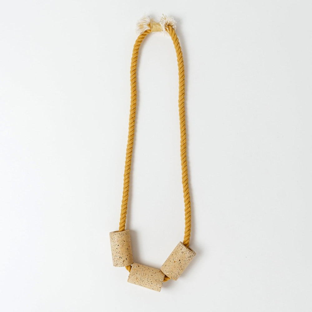 Pretti.Cool Concrete Terrazzo + Cotton Necklaces - lily & onyx