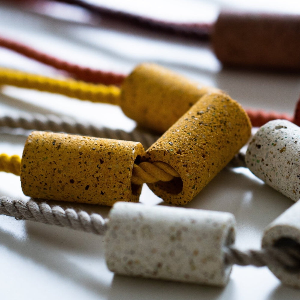 
                      
                        Pretti.Cool Concrete Terrazzo + Cotton Necklaces - lily & onyx
                      
                    