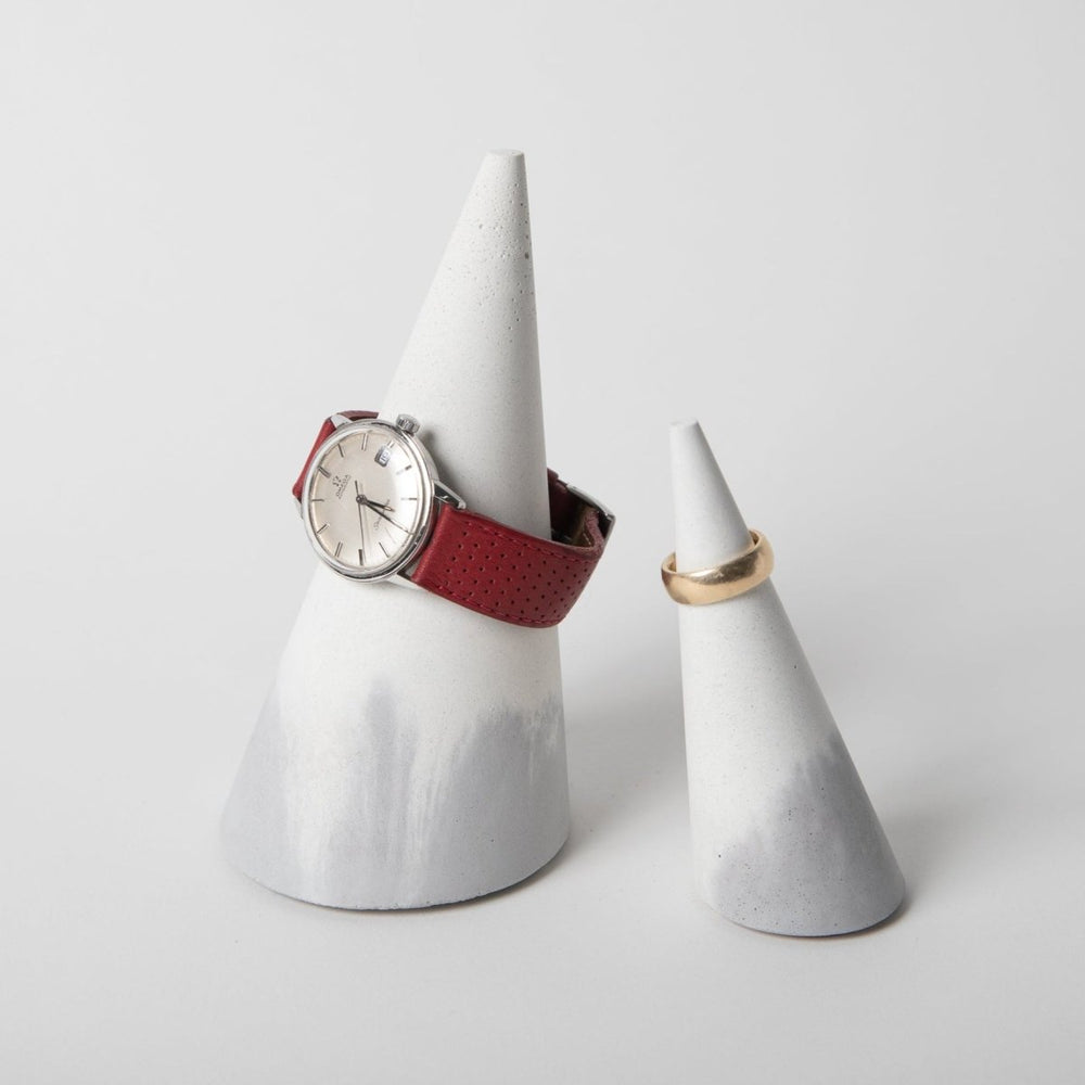 Pretti.Cool Cone Bangle Holder | Grey & White - lily & onyx