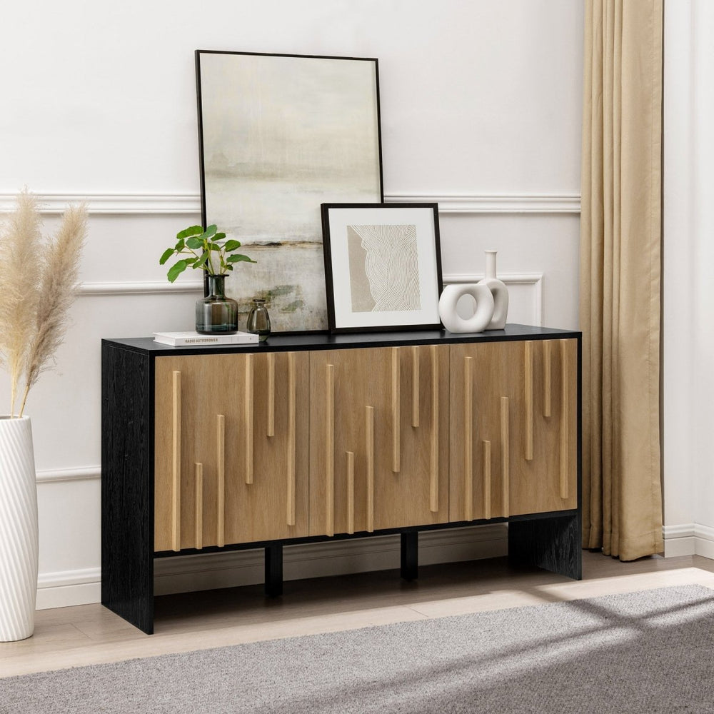 
                      
                        Walker Edison Contemporary Wood Detailed - Door Sideboard - lily & onyx
                      
                    