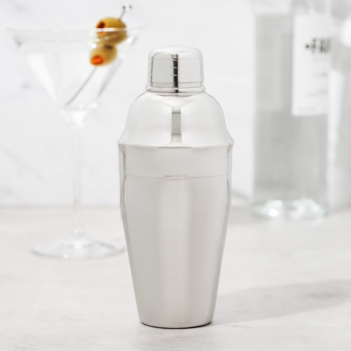 True Contour 12 oz Stainless Steel Cocktail Shaker - lily & onyx