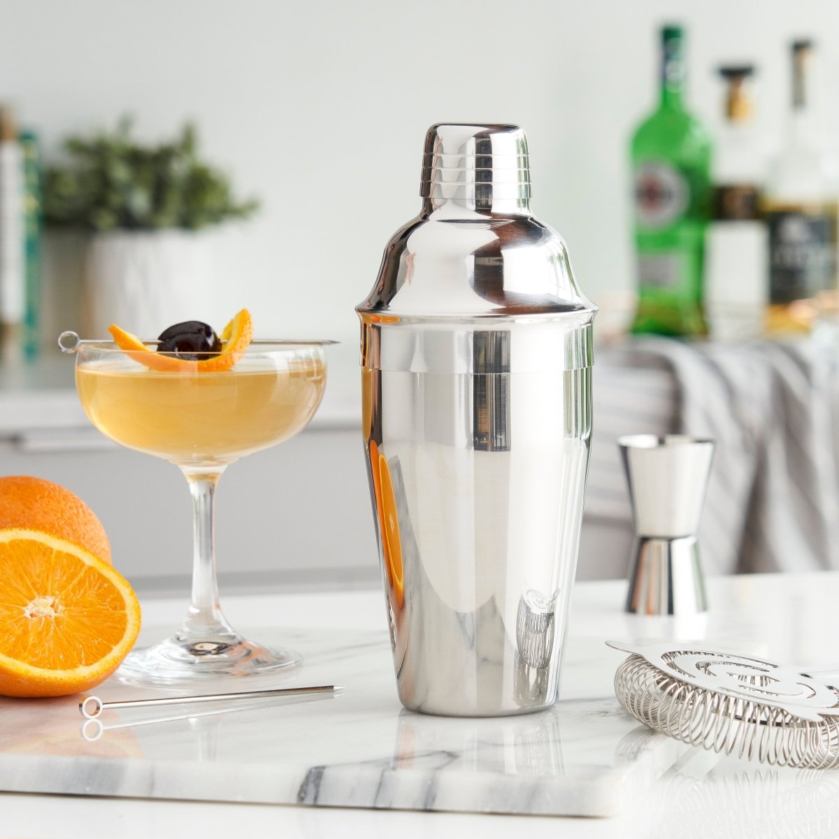 True Contour 18 oz Stainless Steel Cocktail Shaker - lily & onyx