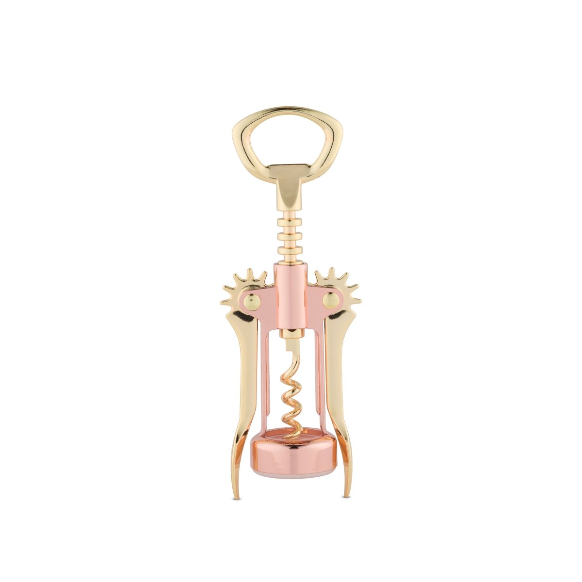 Twine Living Copper and Gold Winged Corkscrew - lily & onyx