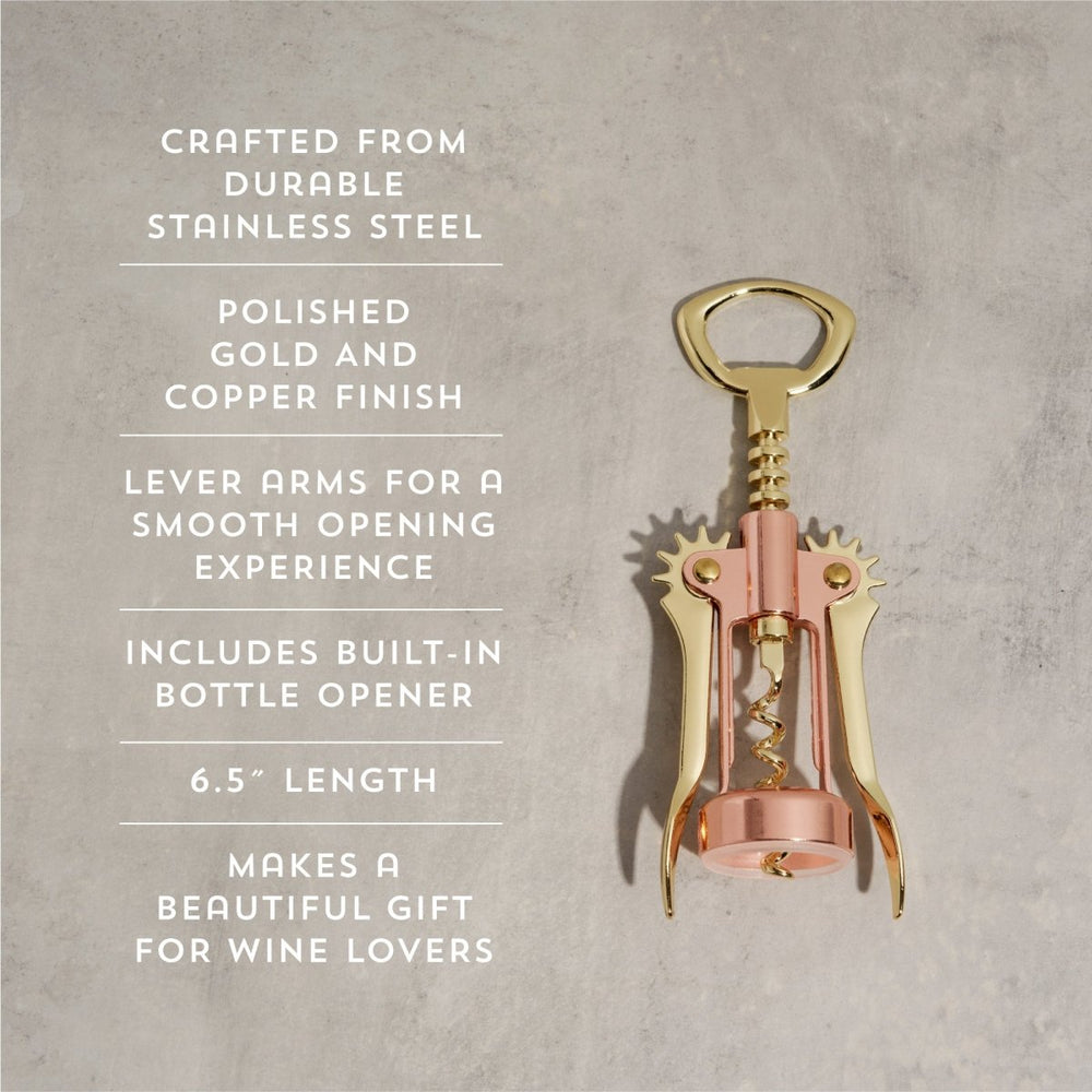 
                      
                        Twine Living Copper and Gold Winged Corkscrew - lily & onyx
                      
                    