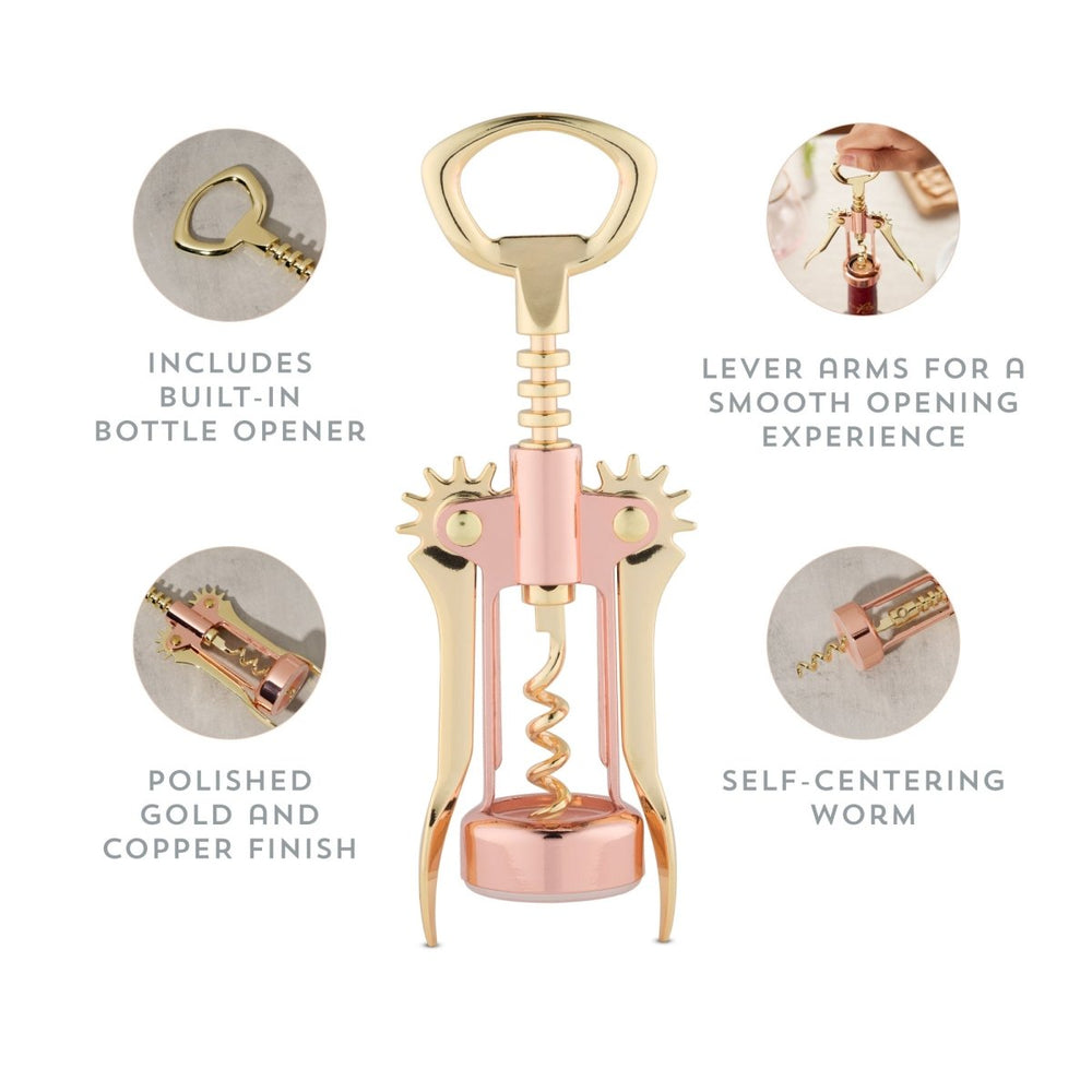 
                      
                        Twine Living Copper and Gold Winged Corkscrew - lily & onyx
                      
                    