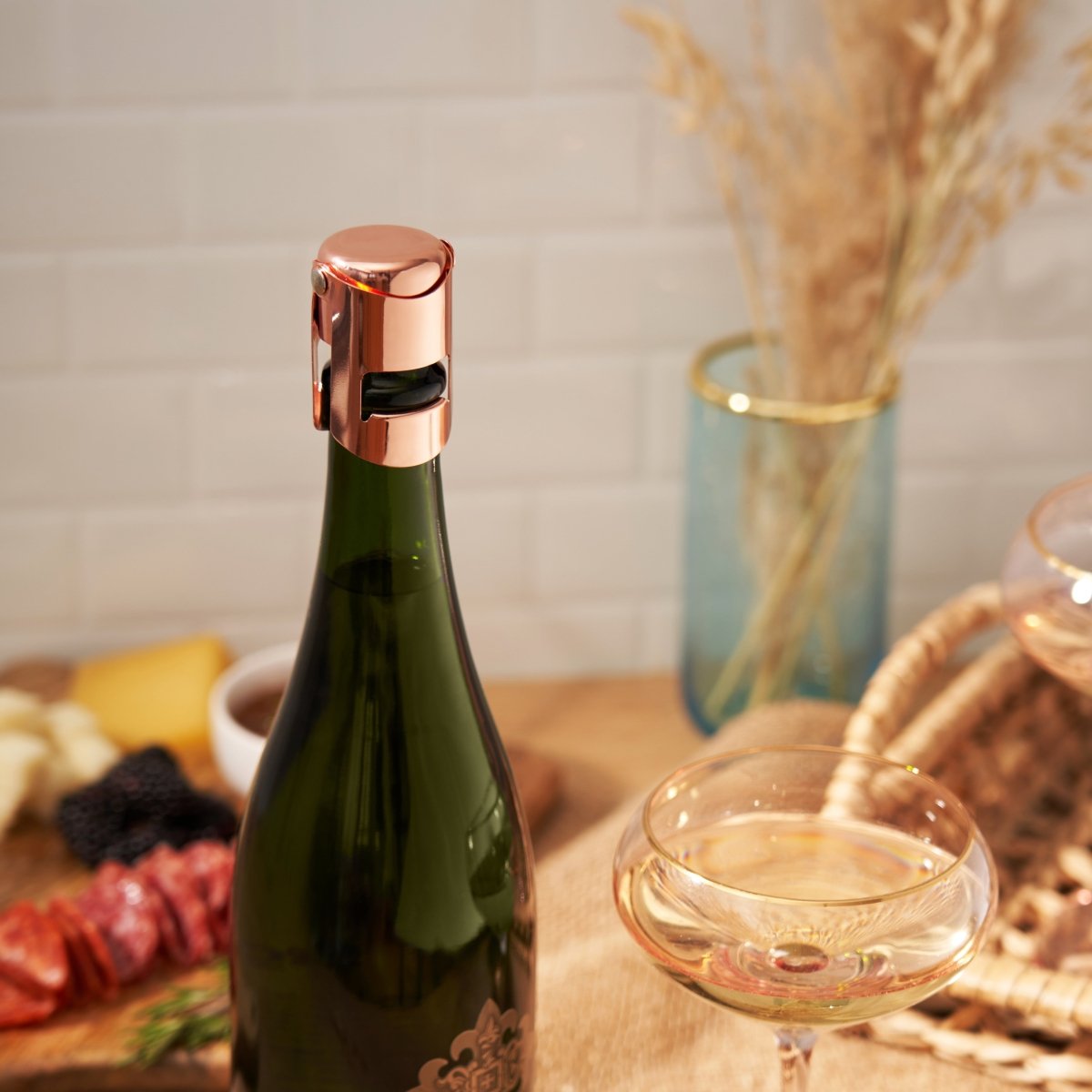 Twine Living Copper Champagne Stopper - lily & onyx