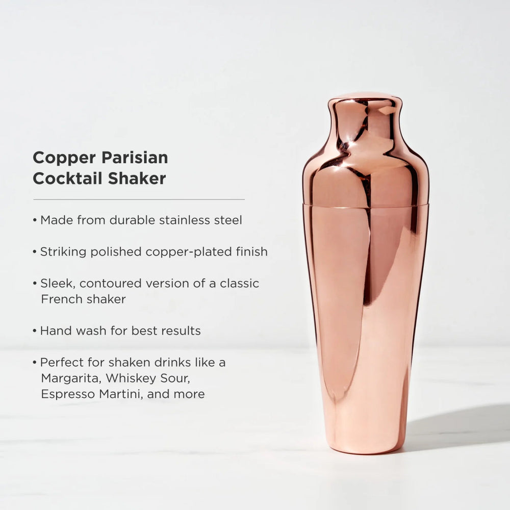 
                      
                        Viski Copper Parisian 25 oz Cocktail Shaker - lily & onyx
                      
                    